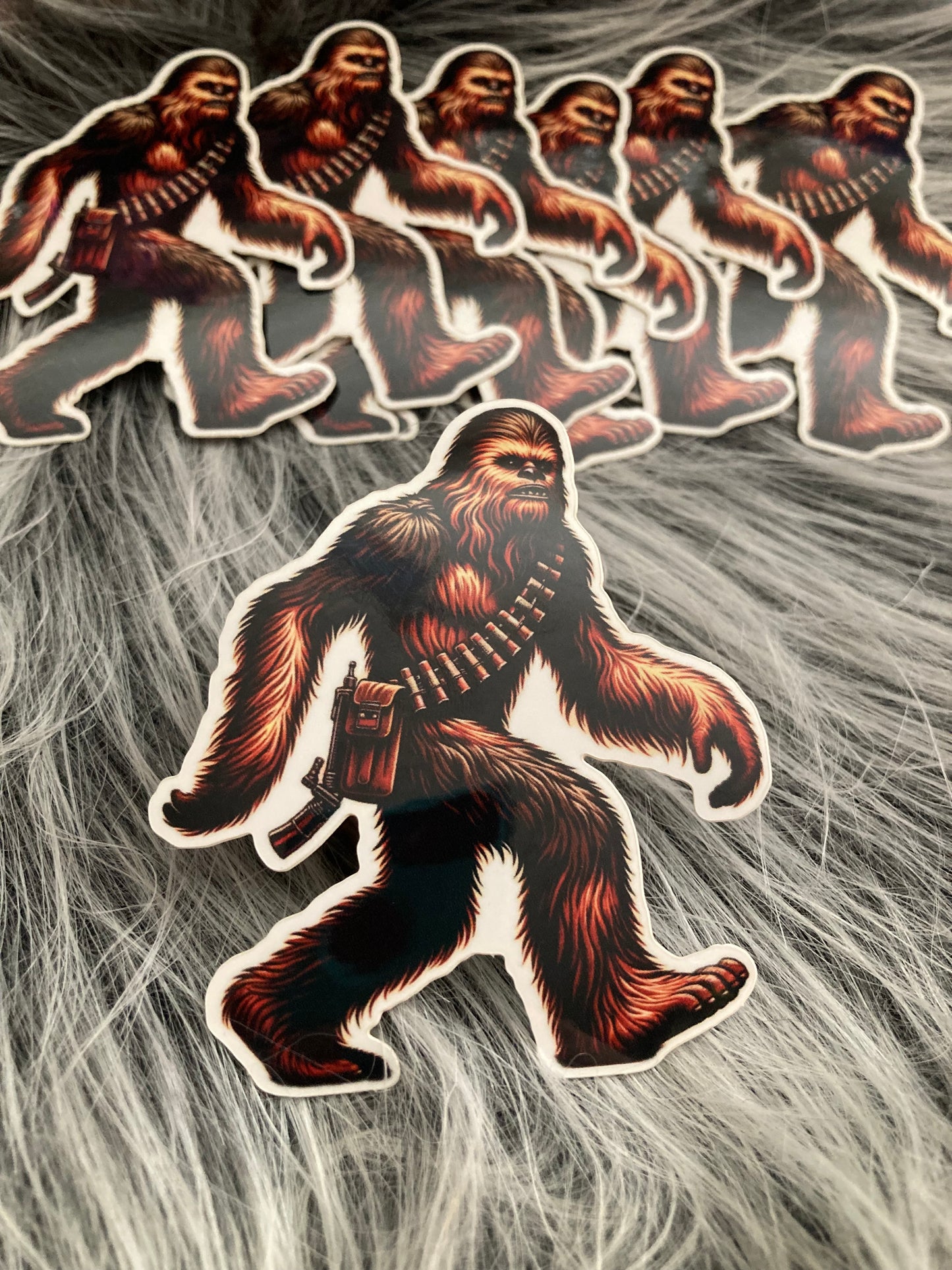 Bigfoot in Space - sticker