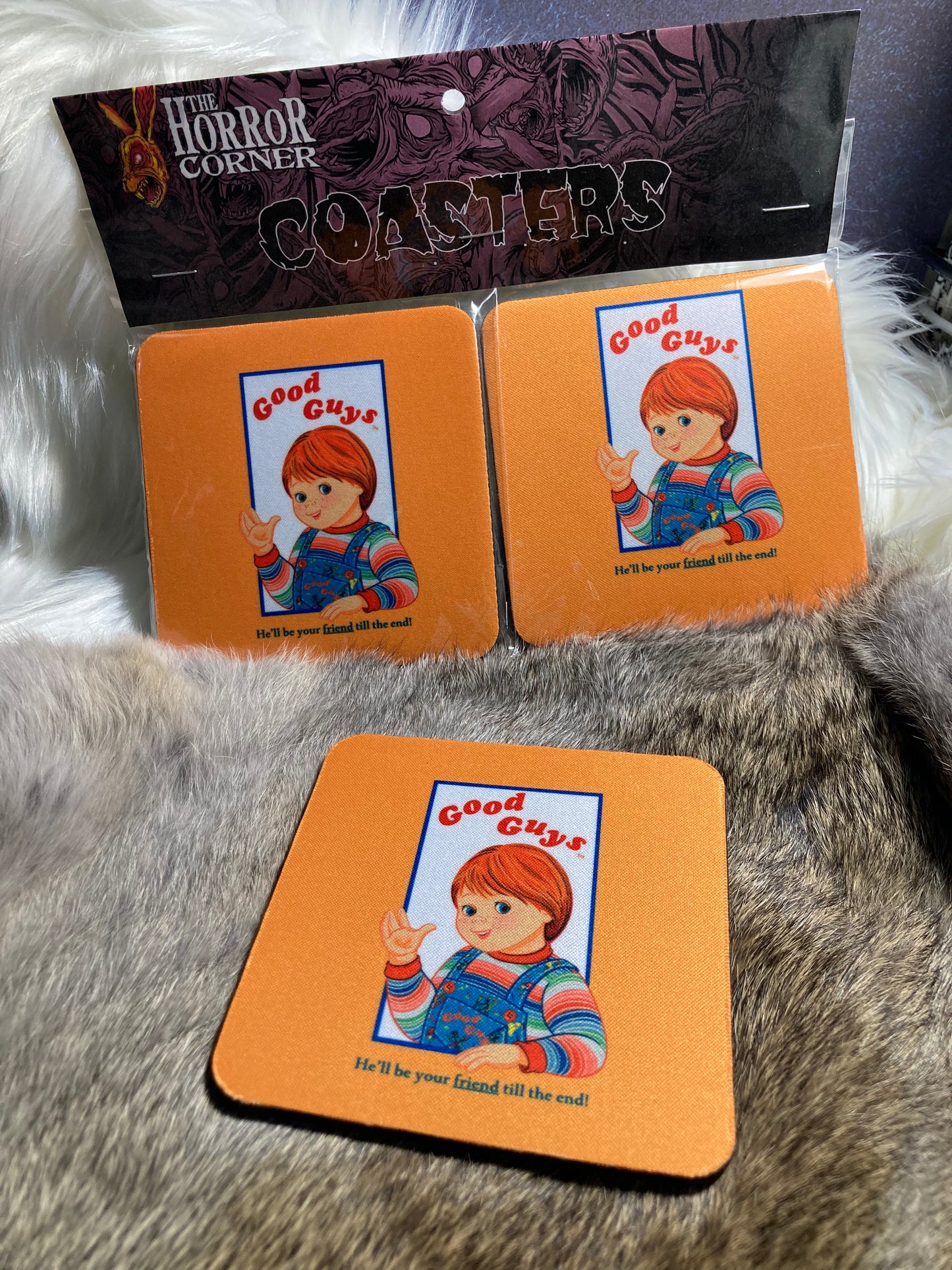 Good Guys drink coaster pack