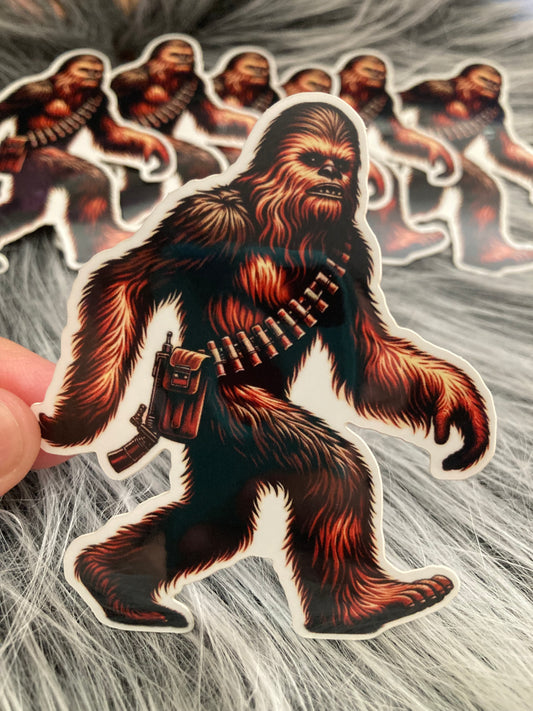Bigfoot in Space - sticker