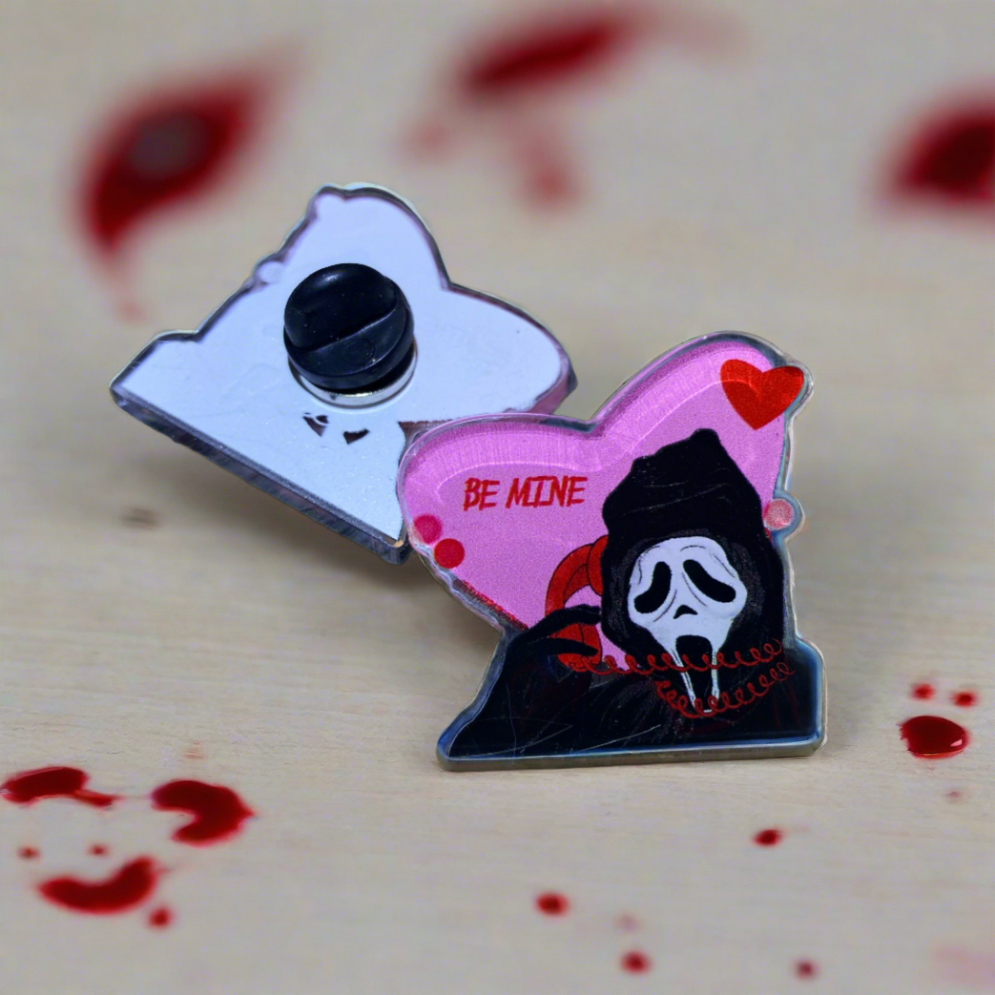 Be Mine acrylic PIN