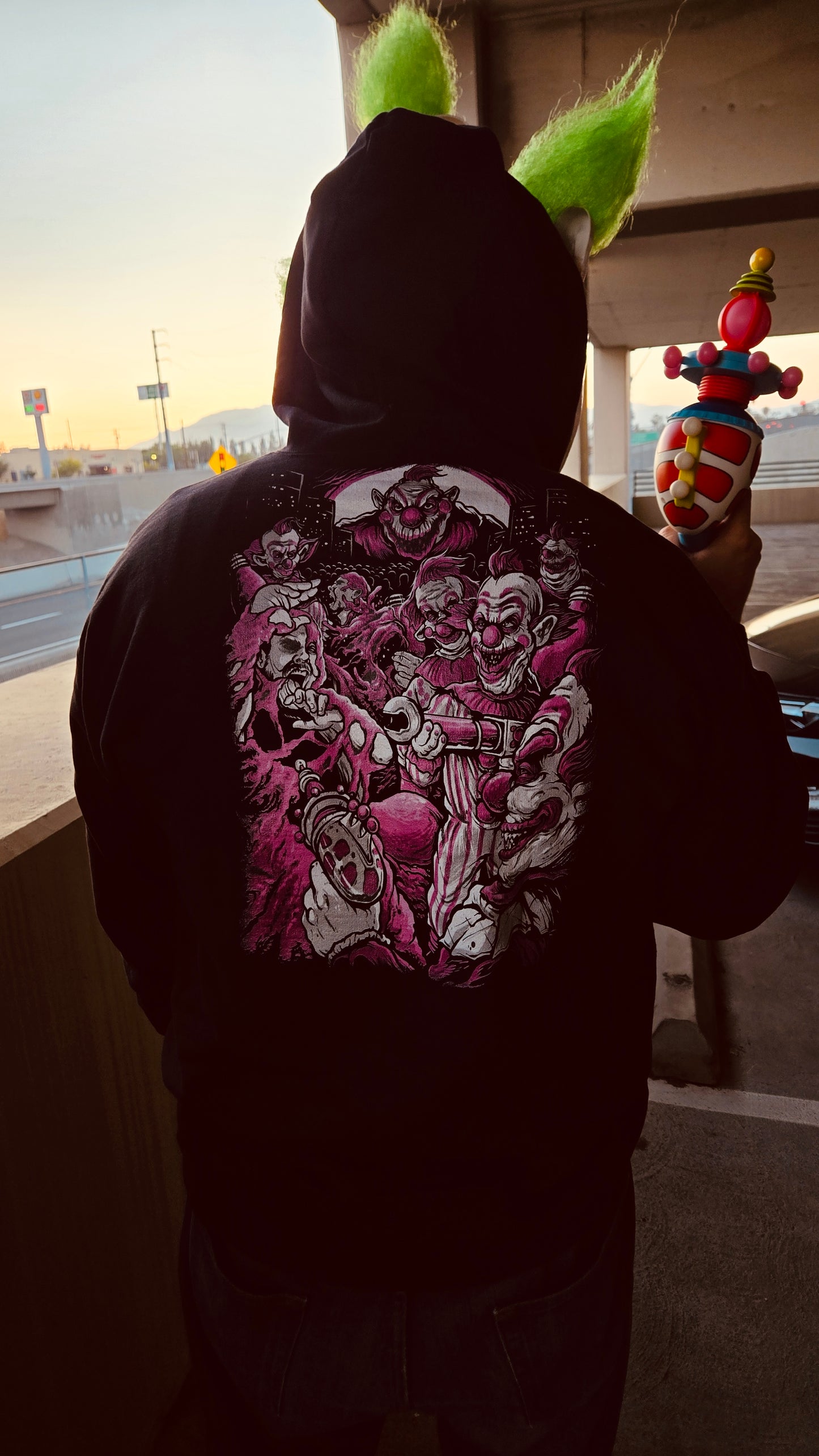 Attack of the Killer Klowns zip hoodie