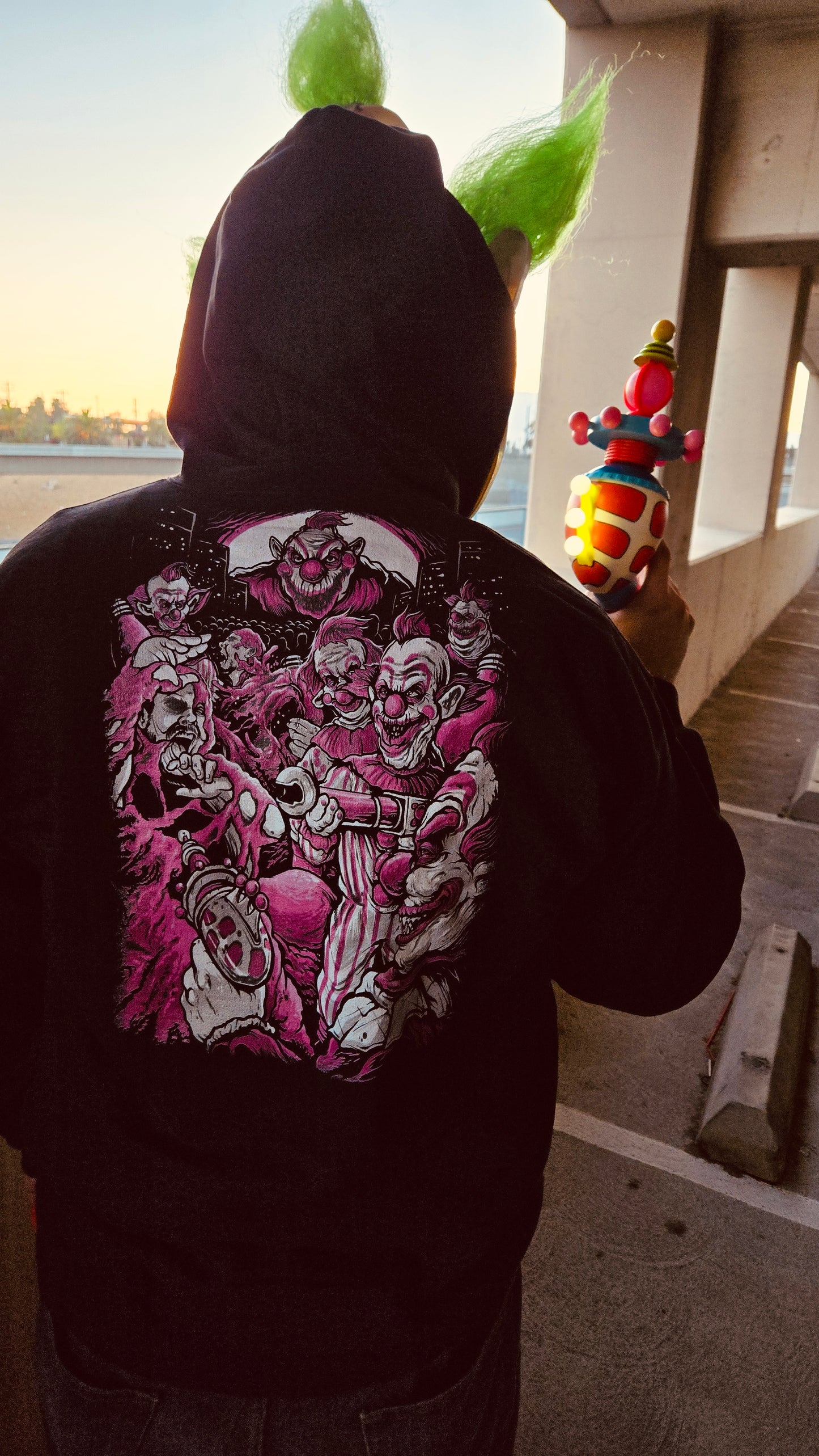 Attack of the Killer Klowns zip hoodie