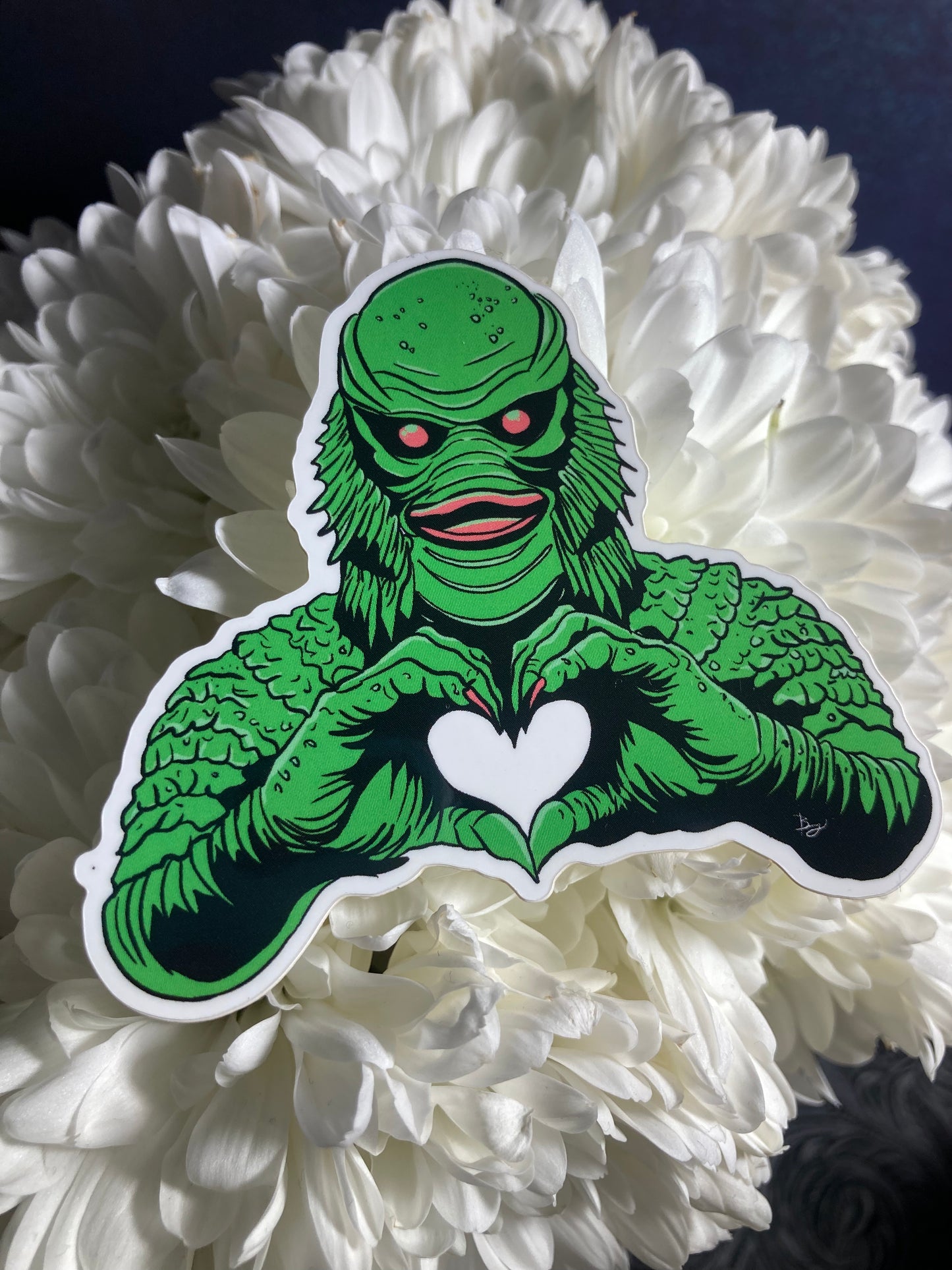 Creature Heart Hands sticker