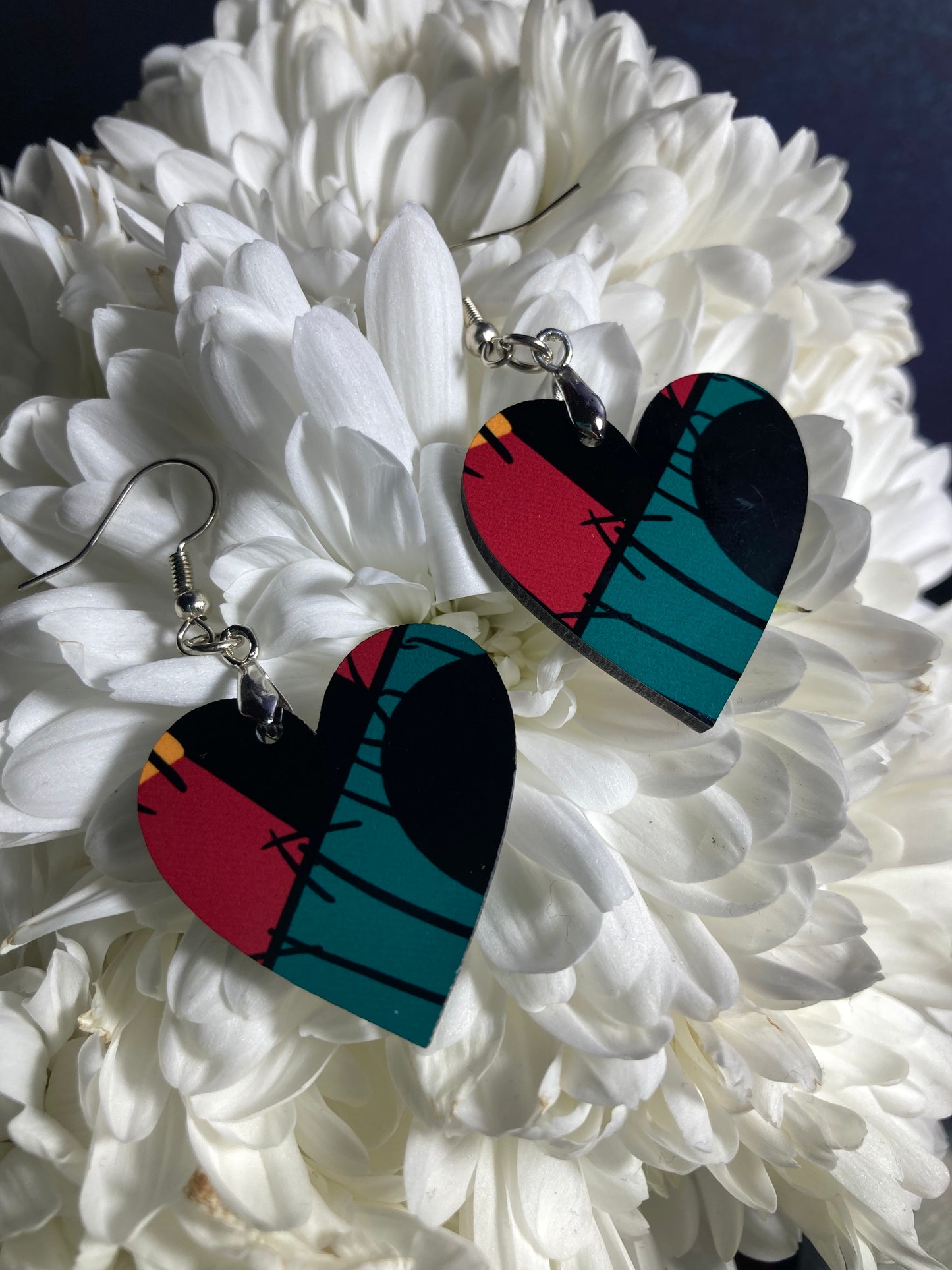 Sally heart earrings