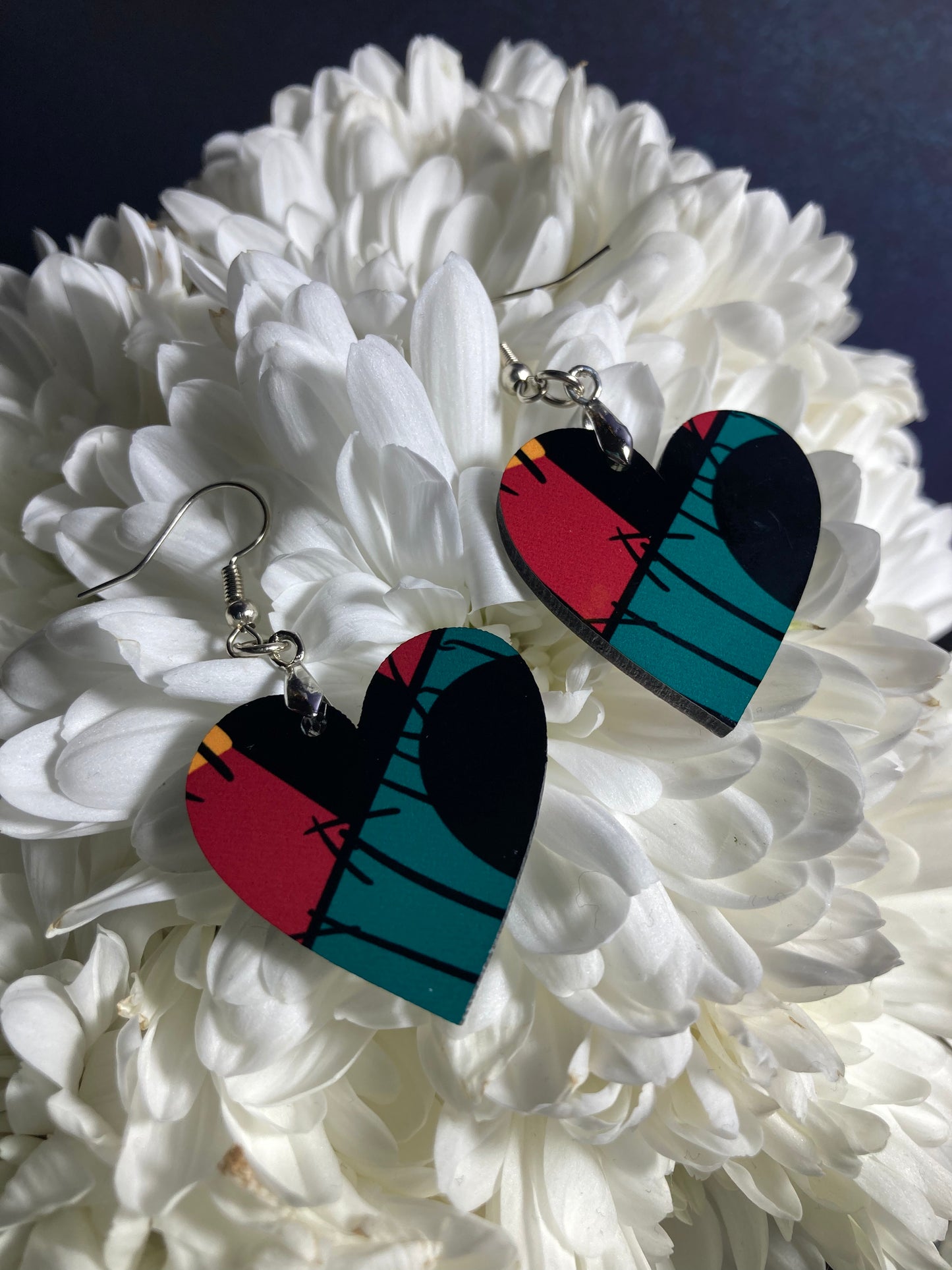 Sally heart earrings