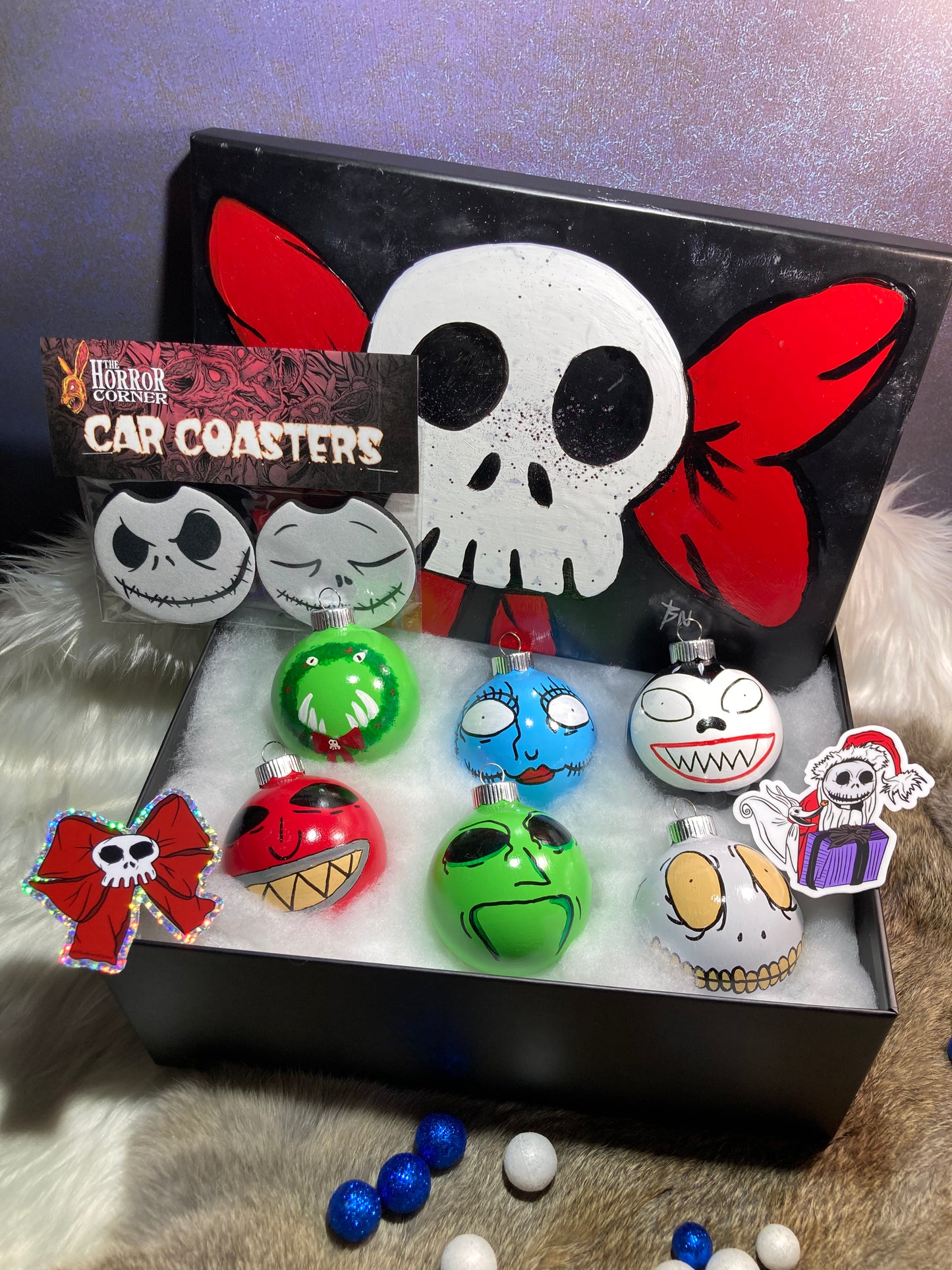 NBX (glass) ornament set