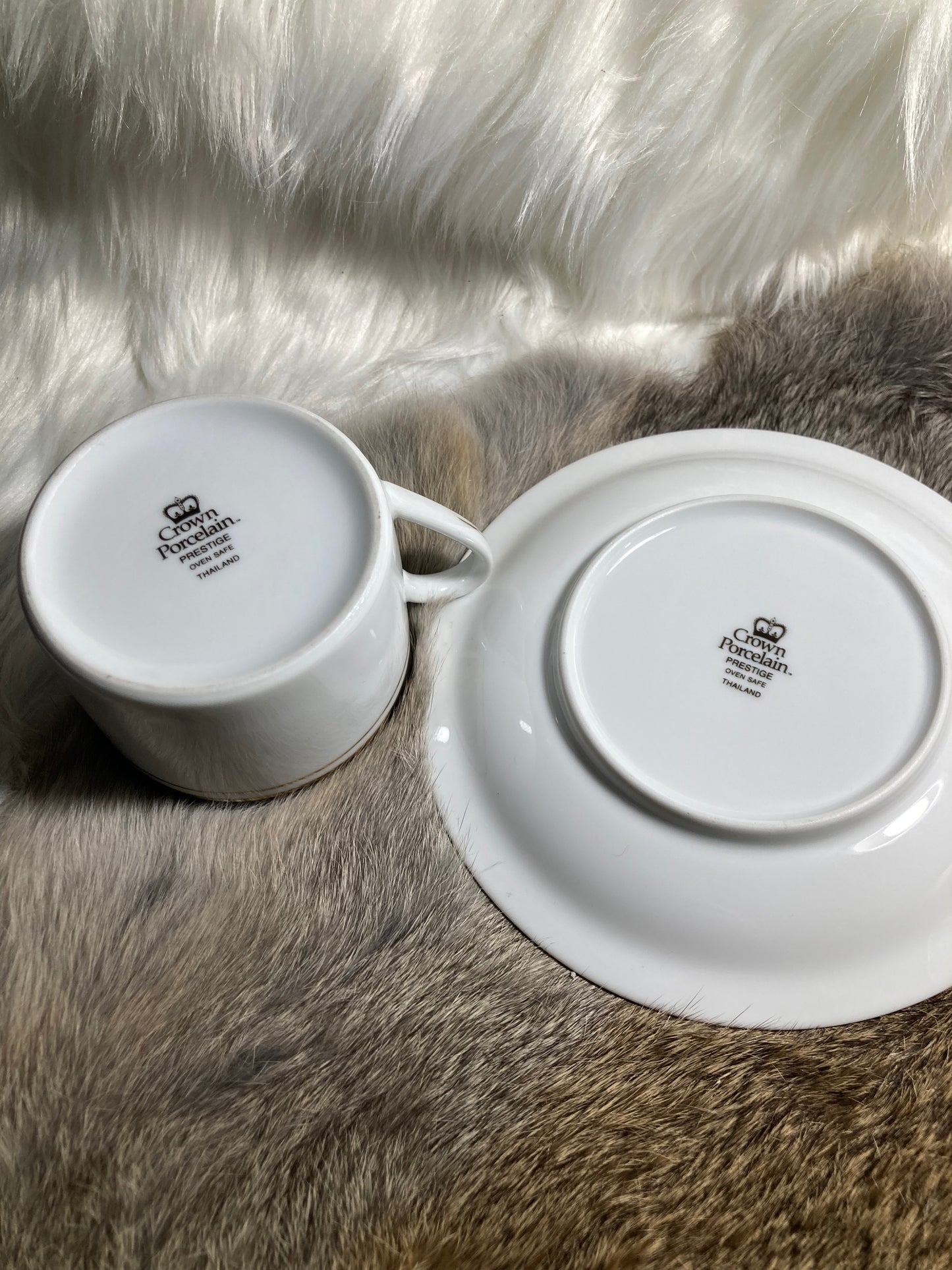 Apothecary Vintage candle teacup and plate set