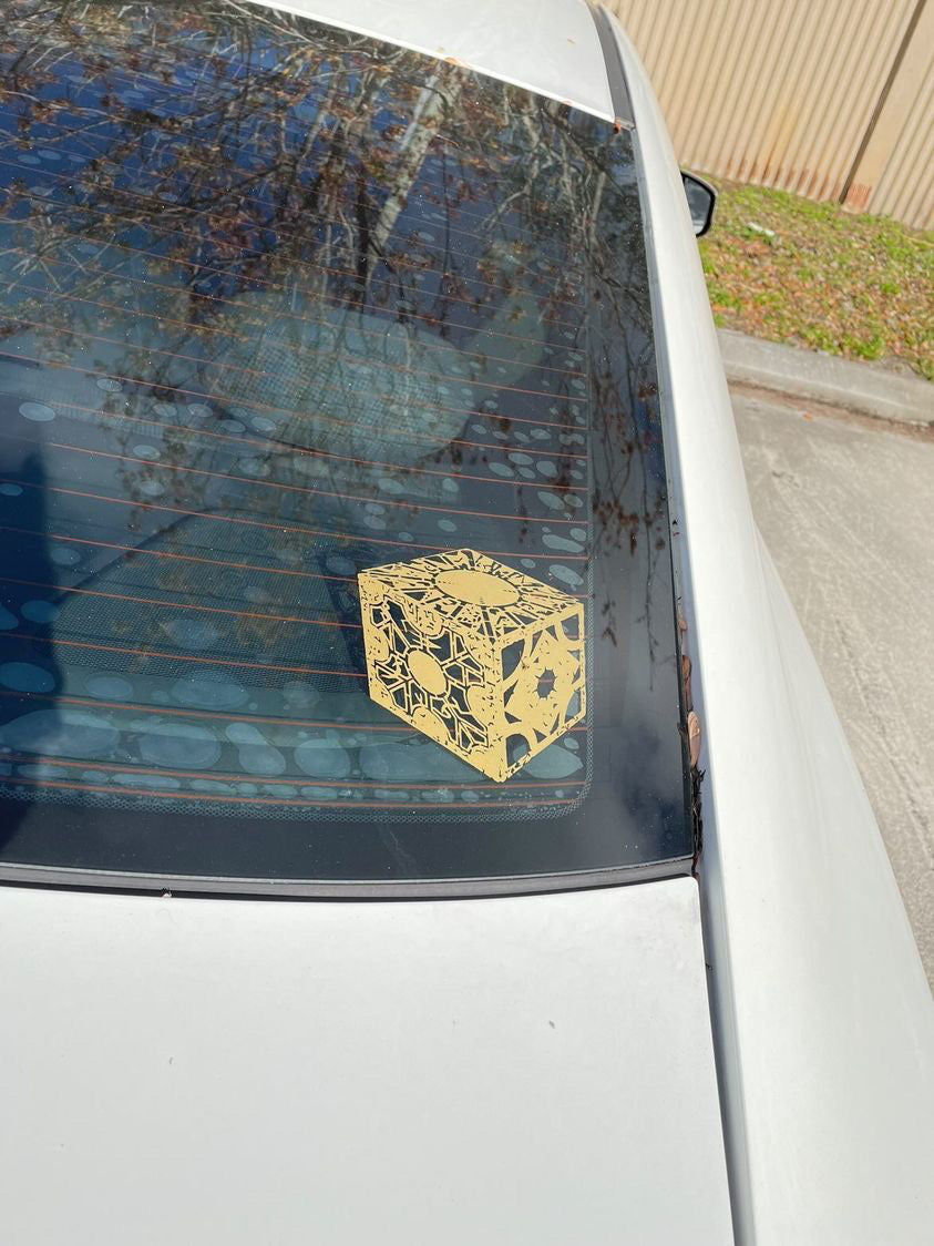 Cube Lament Configuration Vinyl Car Window Decal