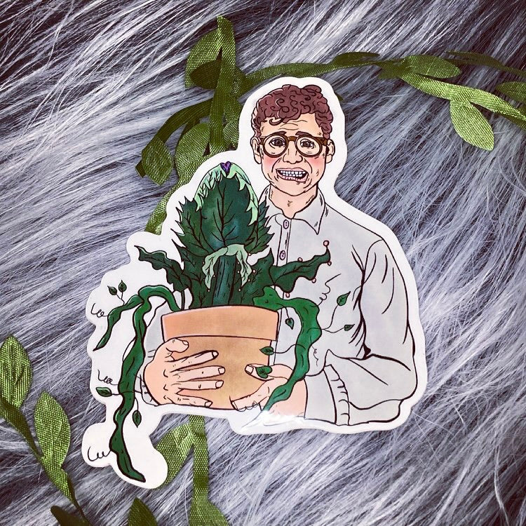 Feed Me Seymour sticker 3.8"