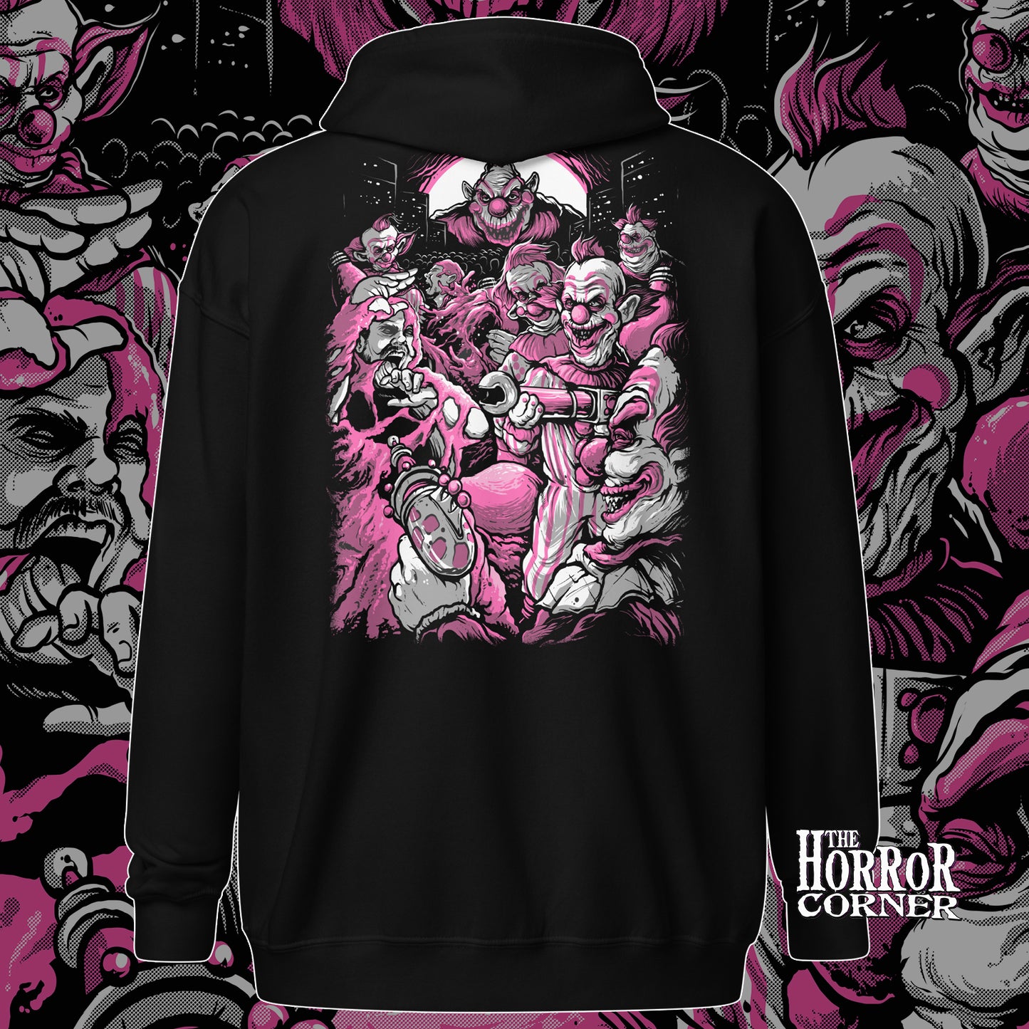 Attack of the Killer Klowns zip hoodie
