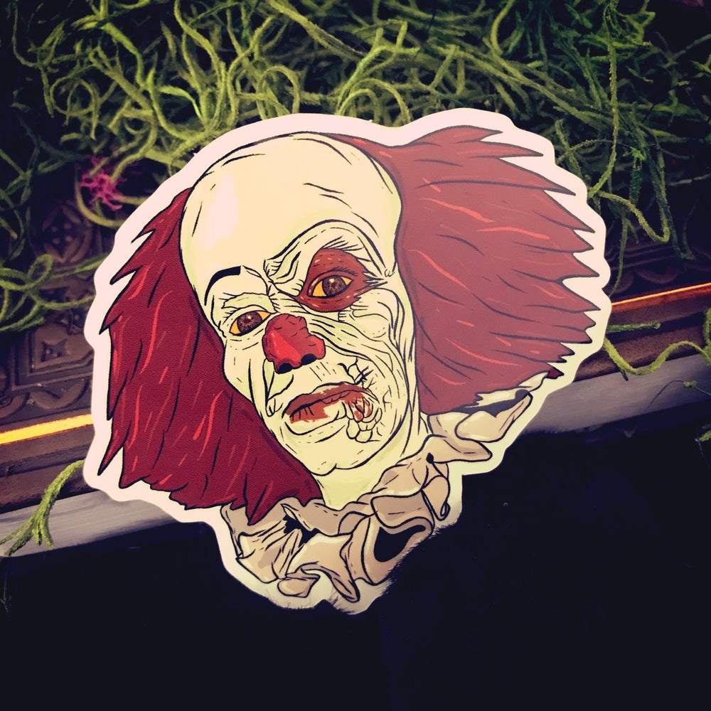 90's Pennywise sticker 3"