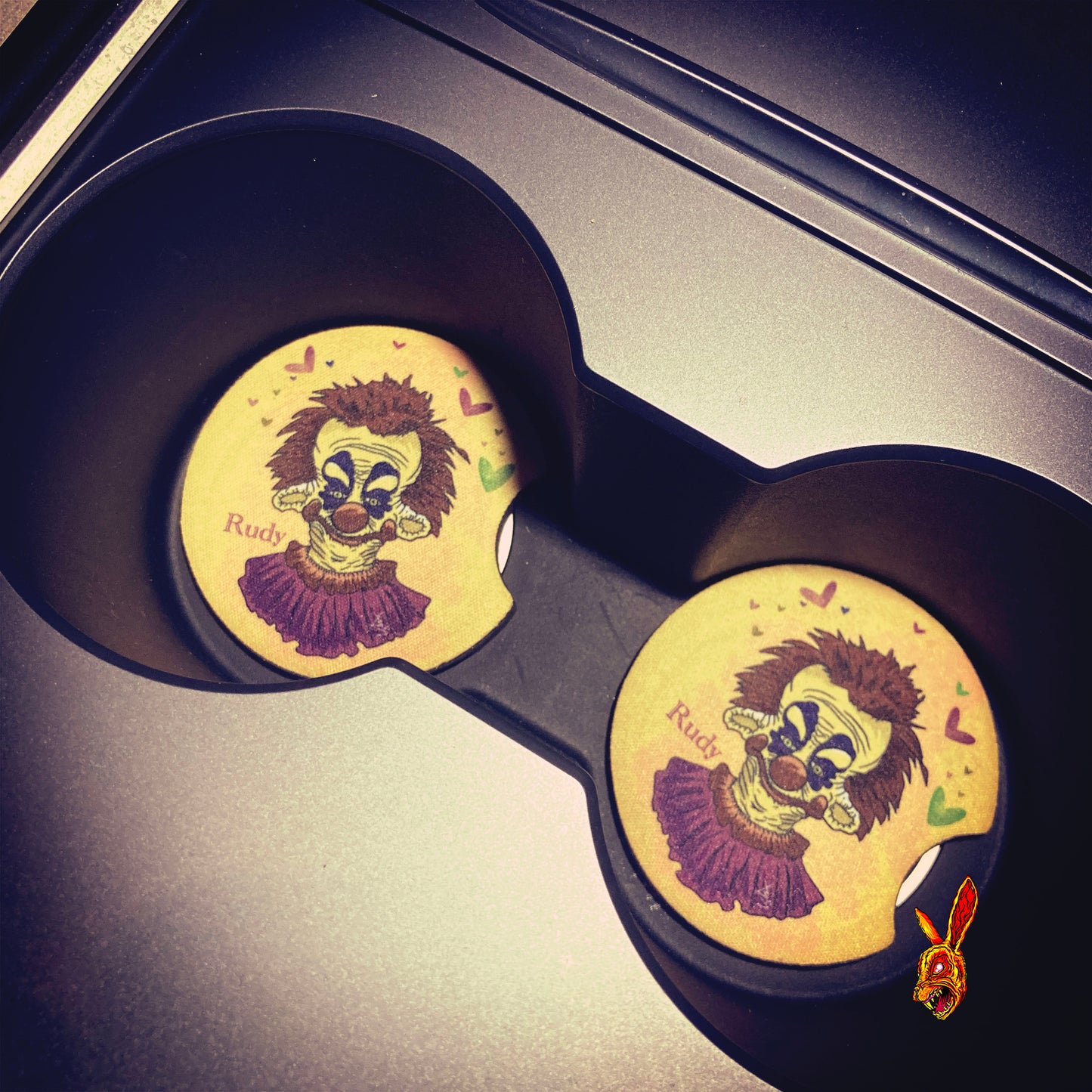 Rudy Klown Car Coaster Pack
