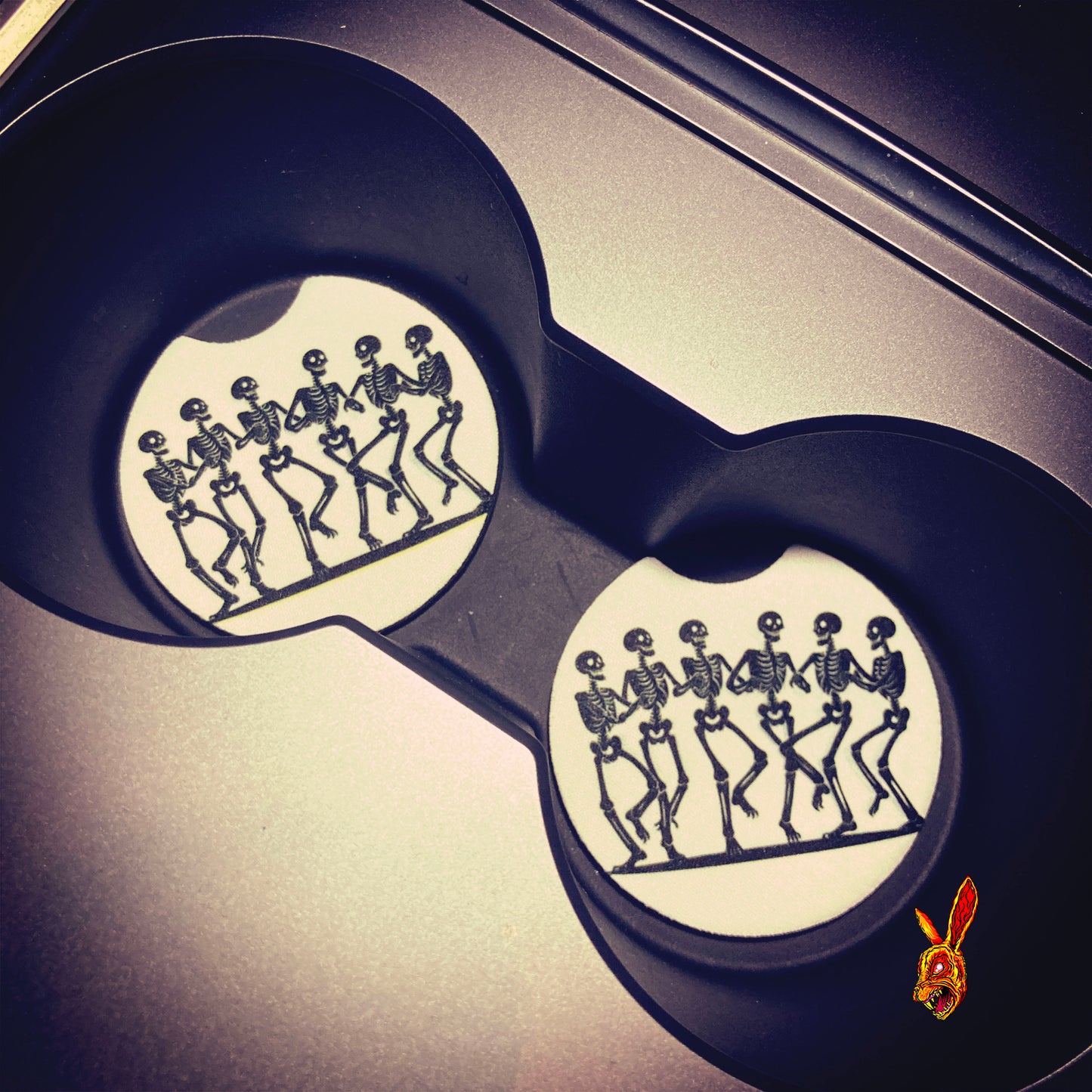 Dancing Skeletons Coaster Pack