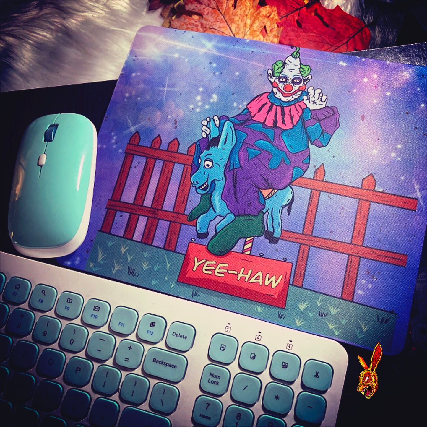 Yee Haw Jumbo Klown Mouse Pad