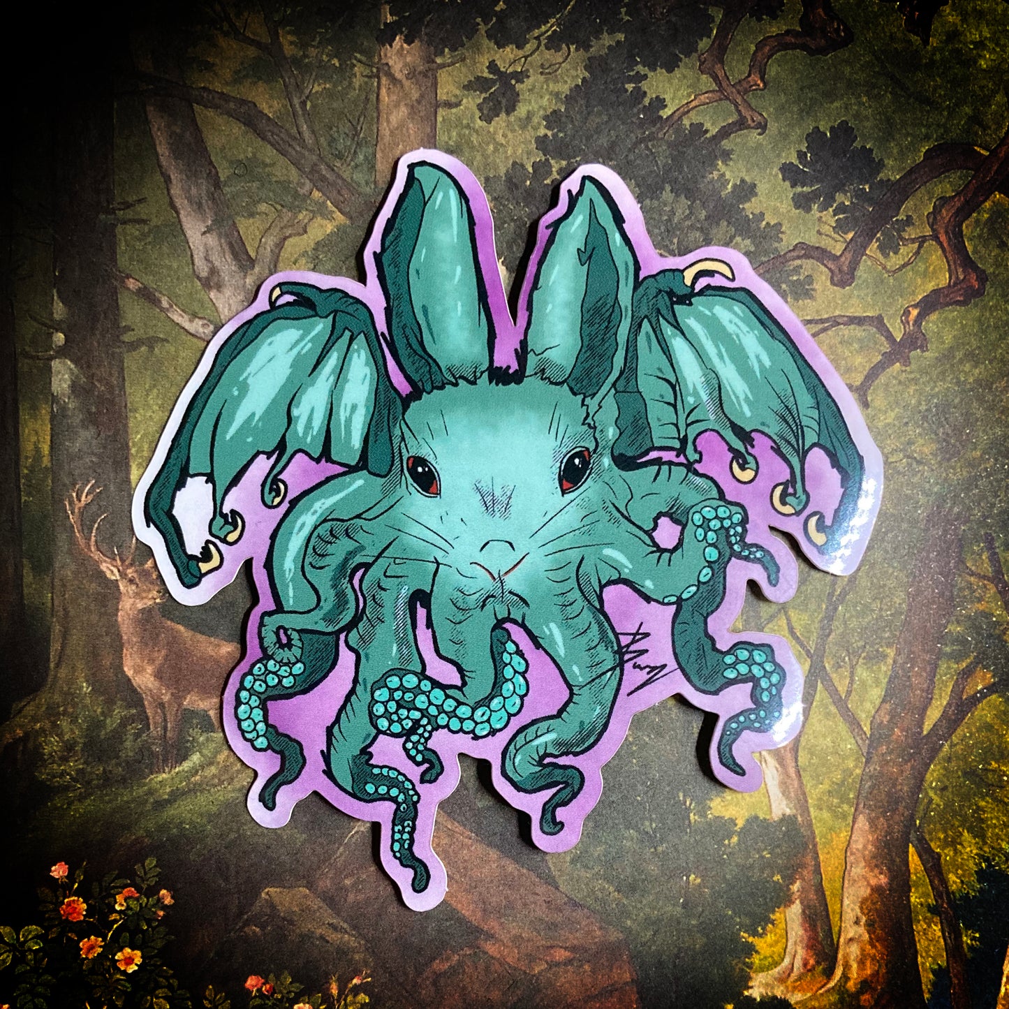 Bunthulhu 4" sticker