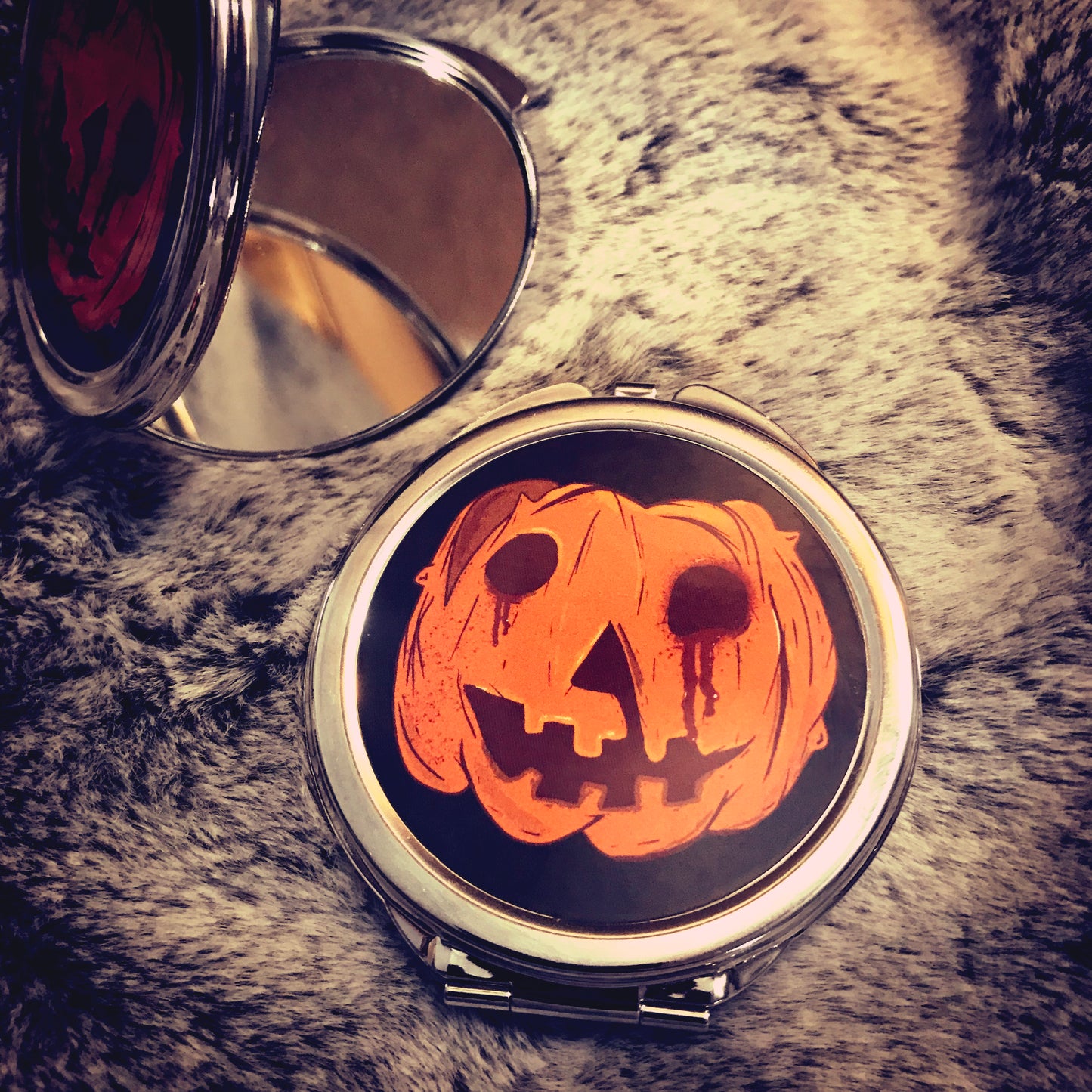 Halloween mirror