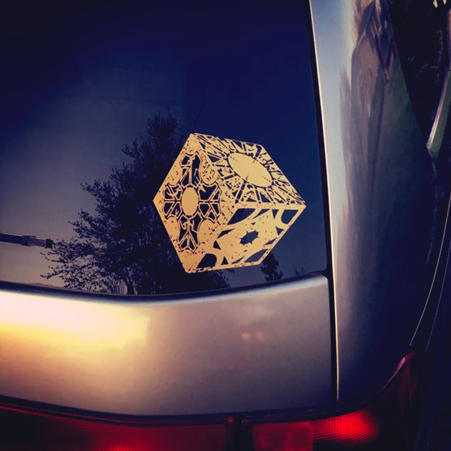 Cube Lament Configuration Vinyl Car Window Decal