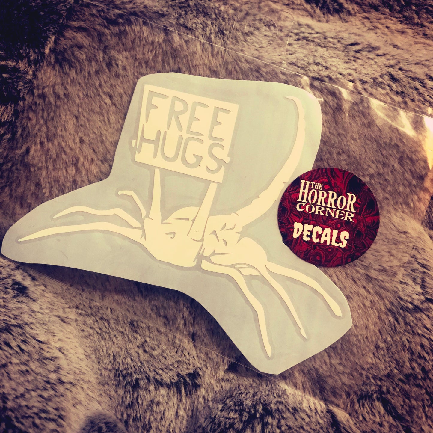 Free Hugs car window decal