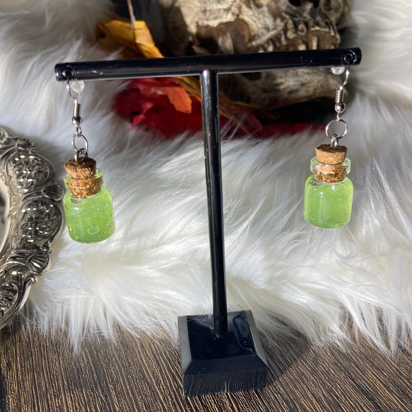 Re-Animator Reagent Serum vial earrings