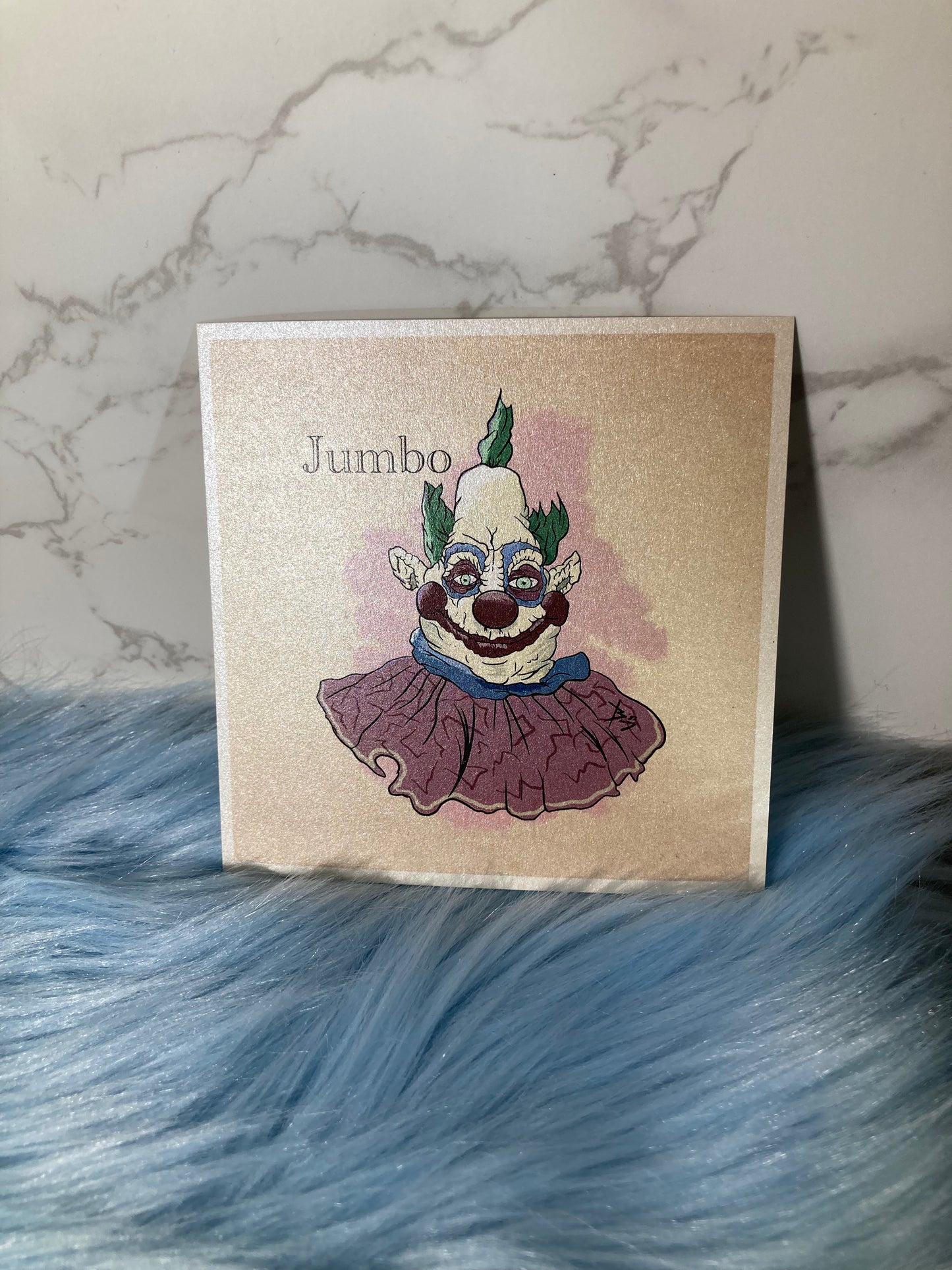 Jumbo portrait art print (shimmer)