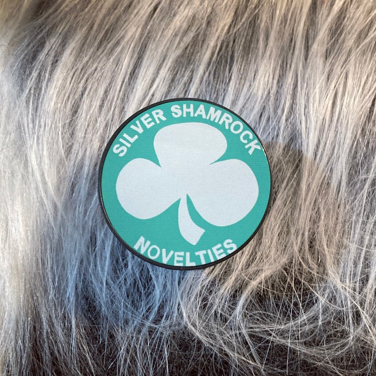 Silver Shamrock phone grip