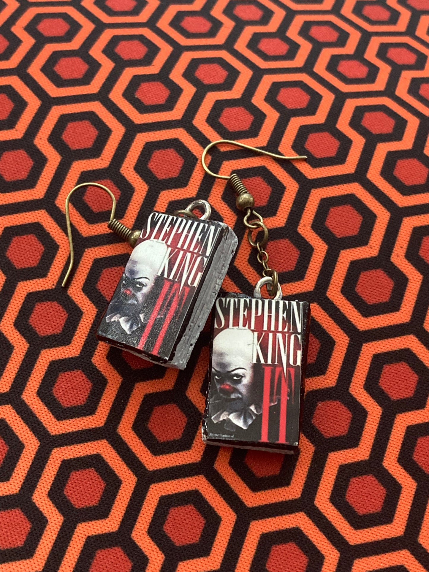 IT book earrings