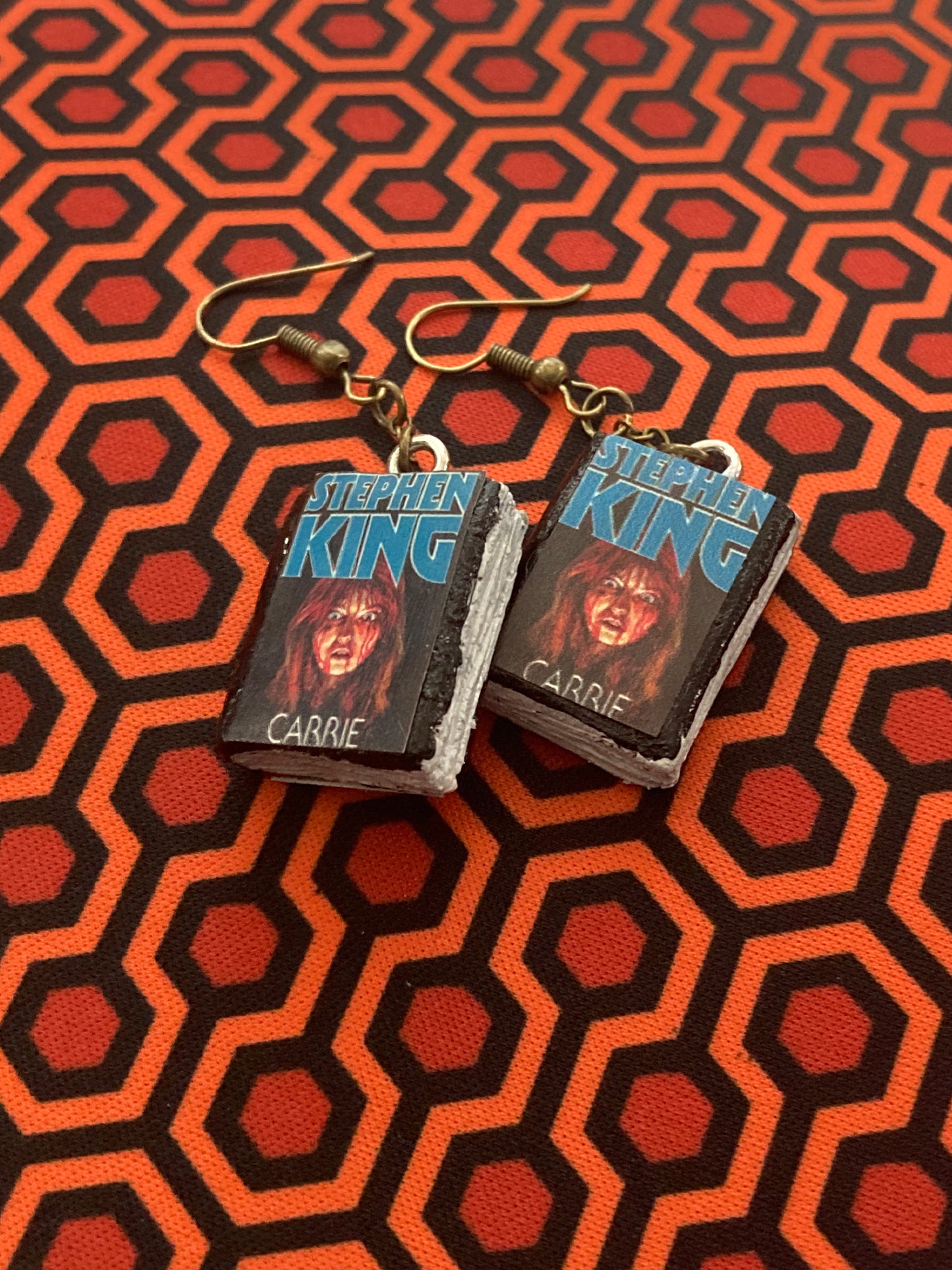Carrie book earrings