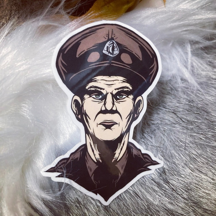 Captain E. Spencer sticker