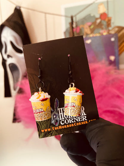 Slasher cinema earrings