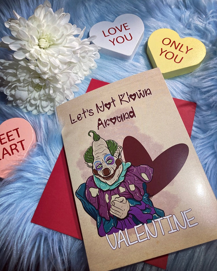Klown Around - valloween card