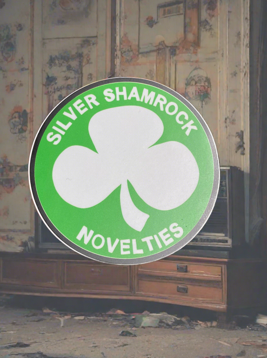 Silver Shamrock sticker