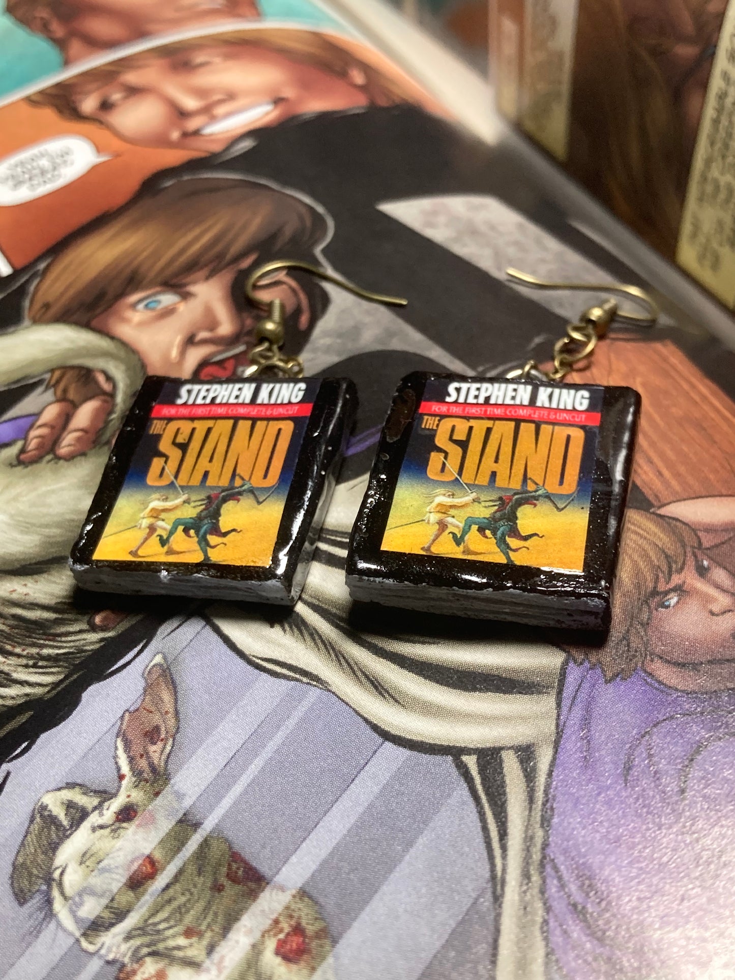 The Stand book earrings