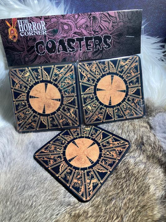 Hellraiser drink coaster pack