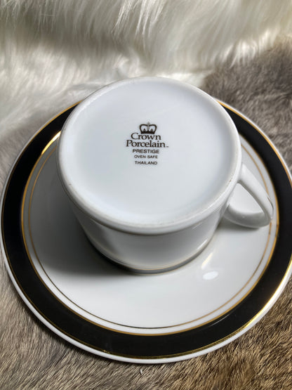 Apothecary Vintage candle teacup and plate set