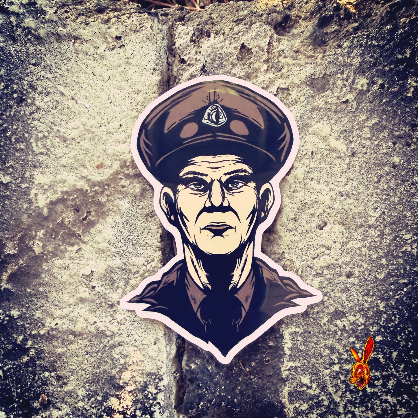 Captain E. Spencer sticker