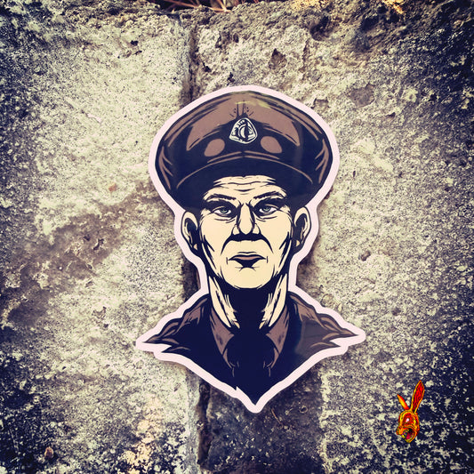 Captain E. Spencer sticker