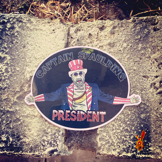 Captain Spaulding 4” sticker
