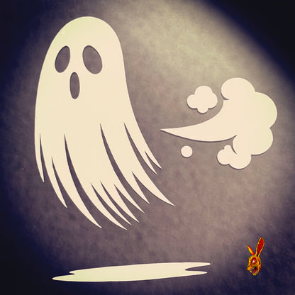 Ghost Poofs Vinyl Car Decal