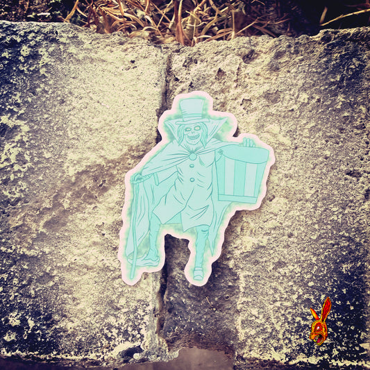 Hat Ghost sticker