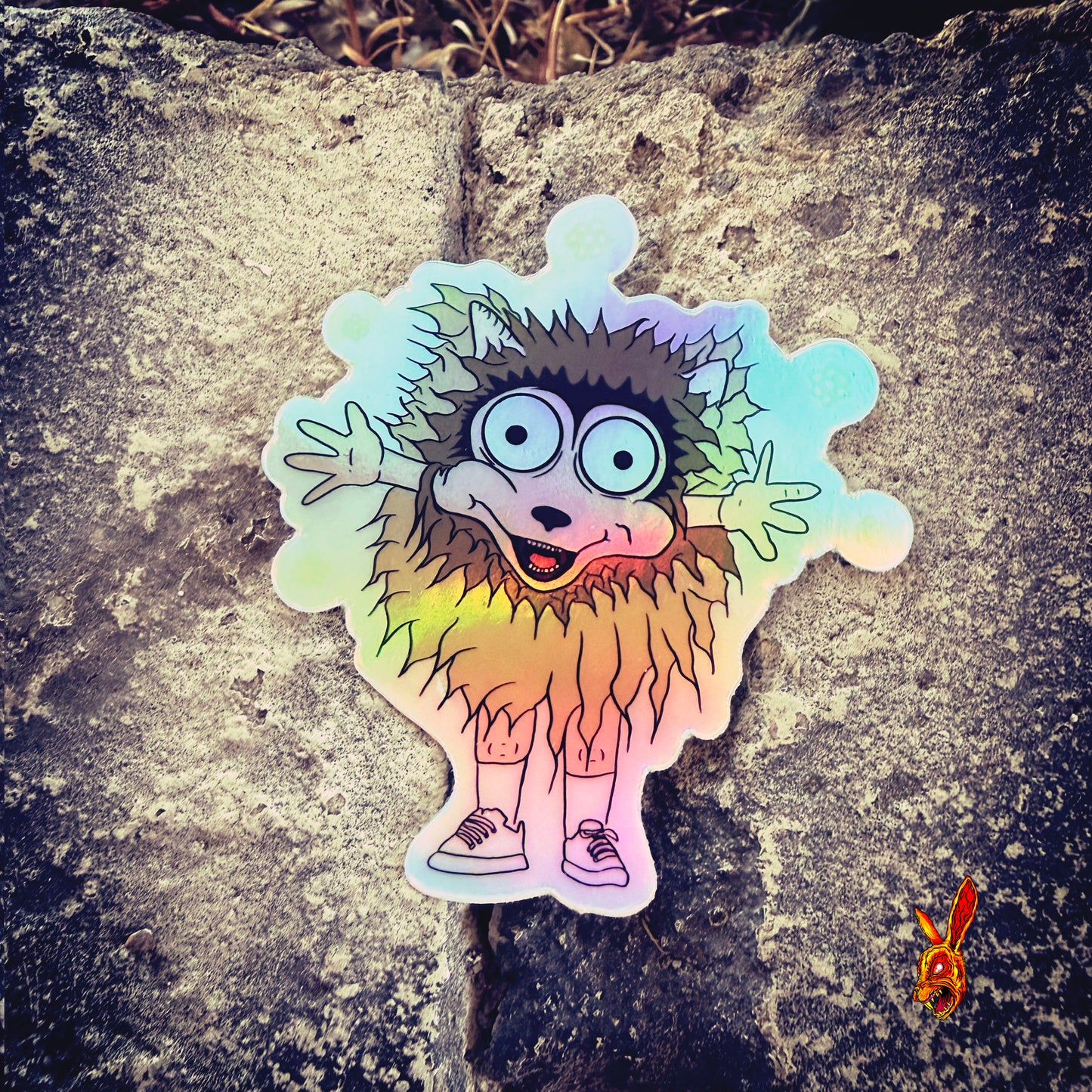 Honeycomb Guy 3” holographic