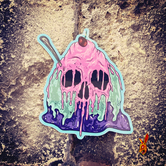 In Space .. No One Can Eat Ice Cream - 3.3" sticker