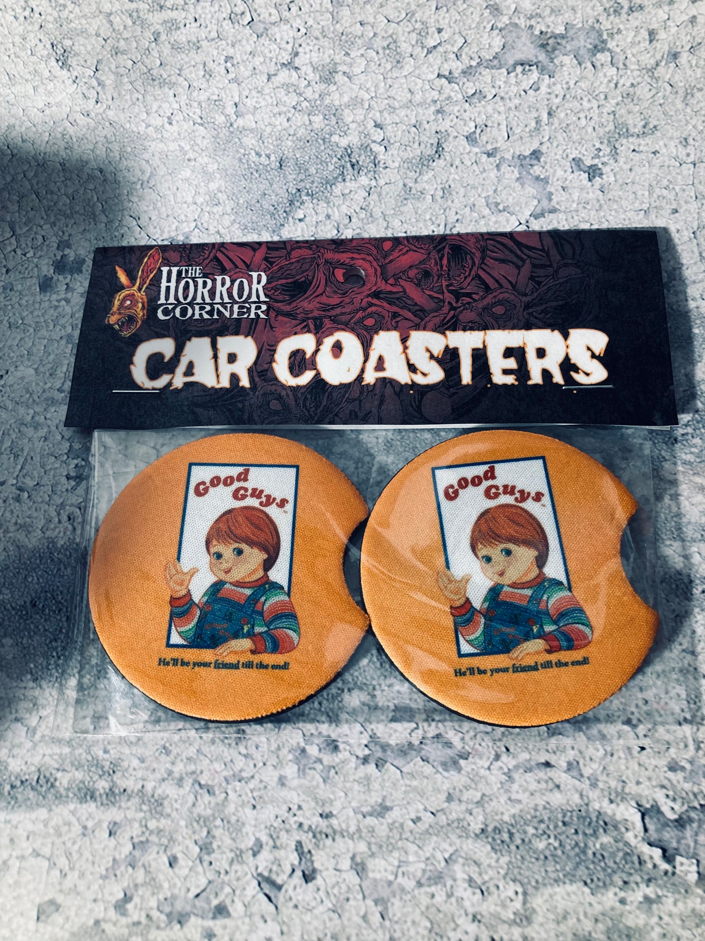 Good Guys car coaster pack