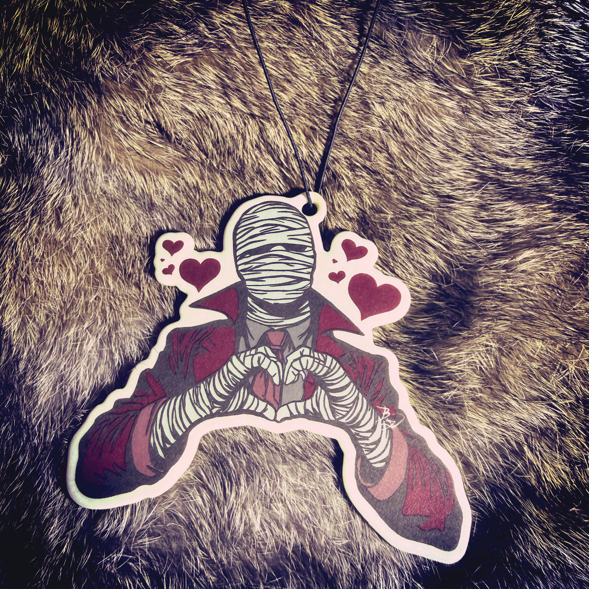 Invisible Man Heart Air Freshener