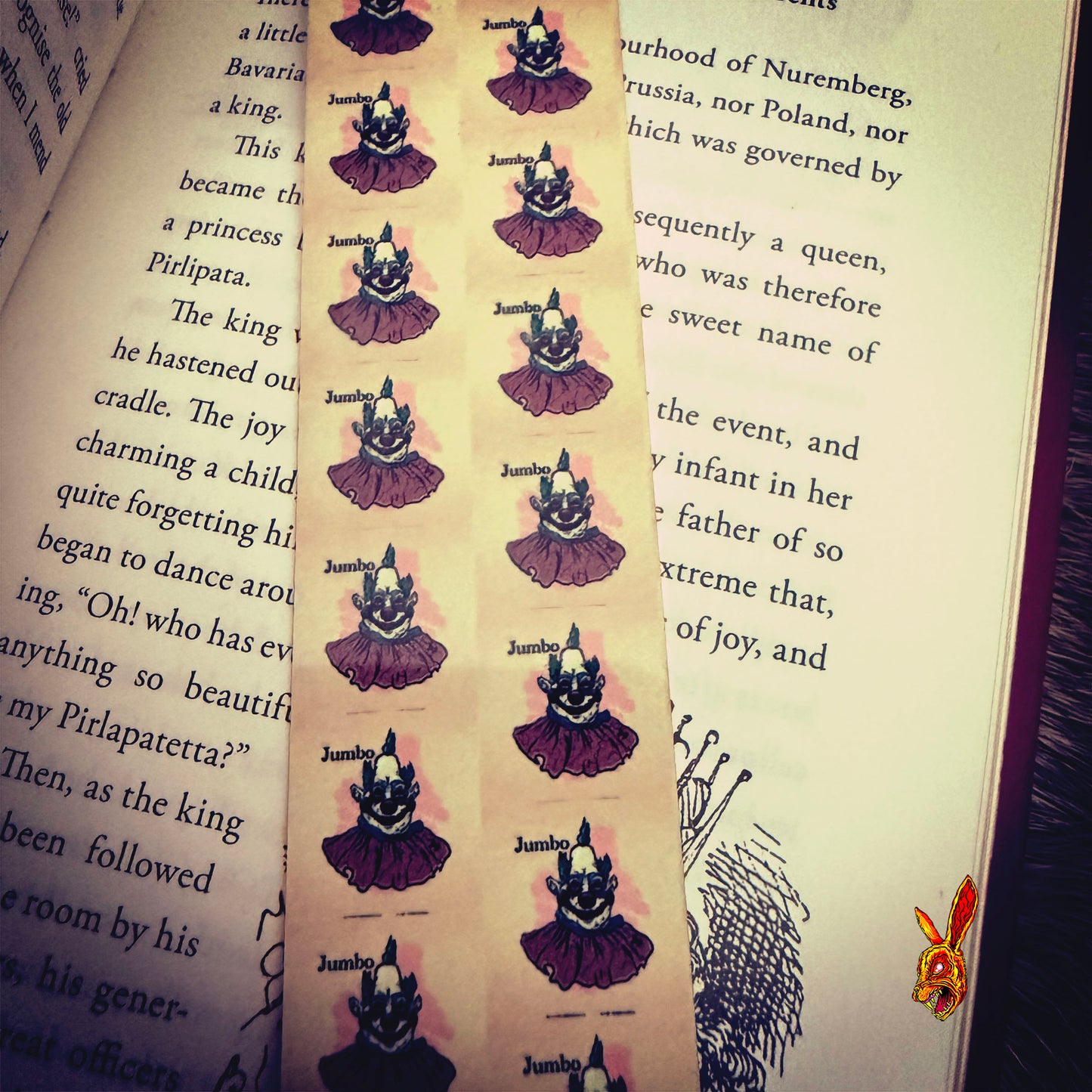 Jumbo Klown Bookmark