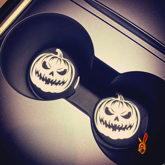 Pumpkin Car Coaster Pack