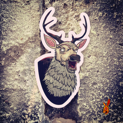 Laughing Deer sticker