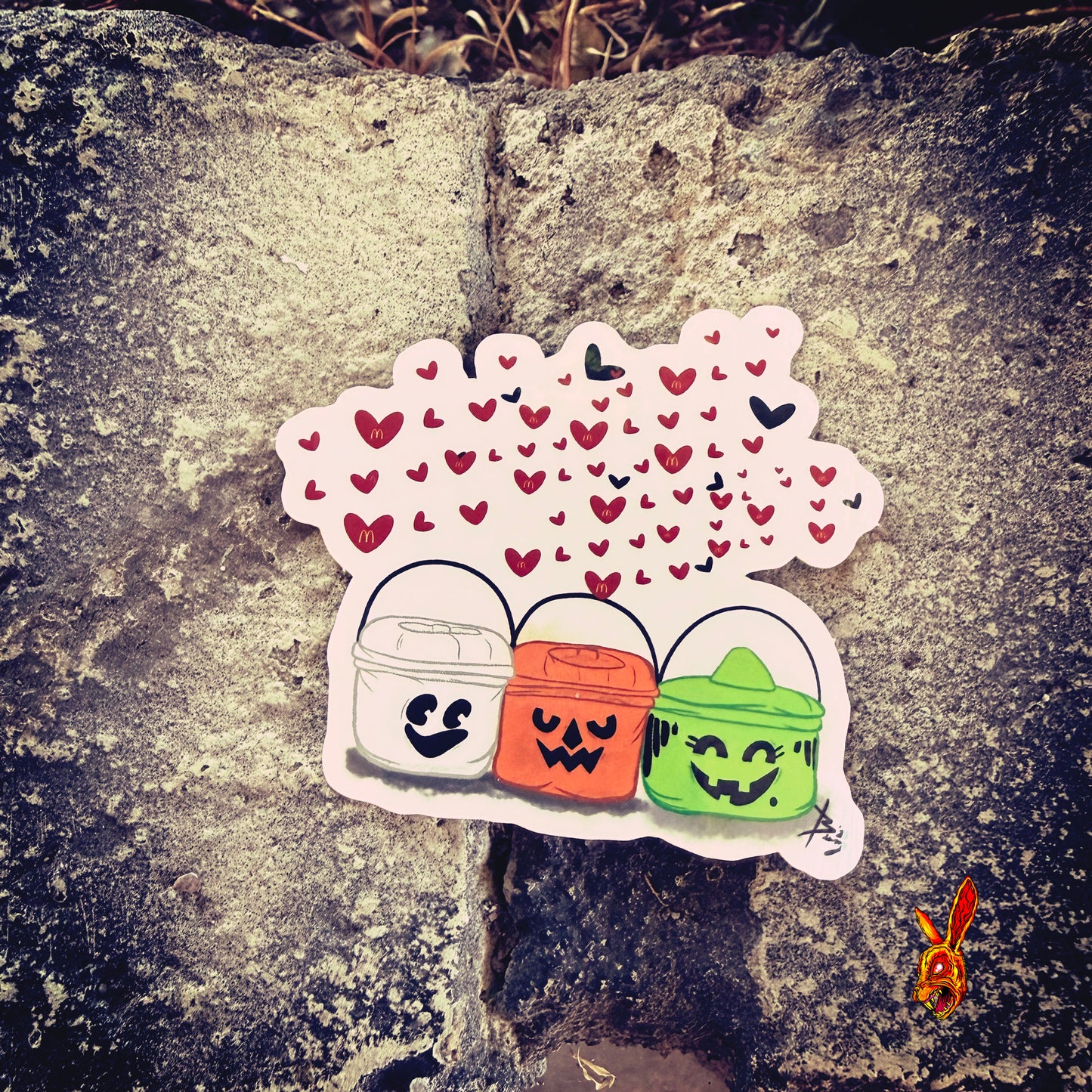 Boo Buckets 3" sticker