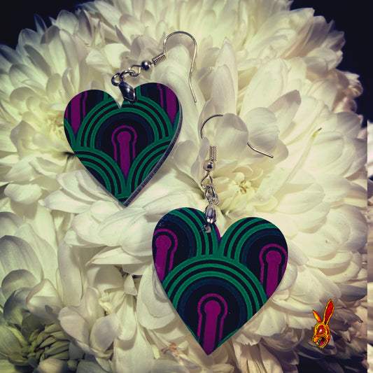 Room 237 Heart-Shaped Earrings