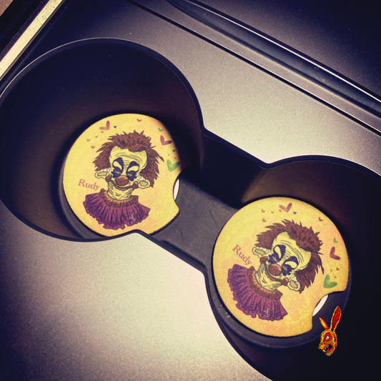 Rudy Klown Car Coaster Pack