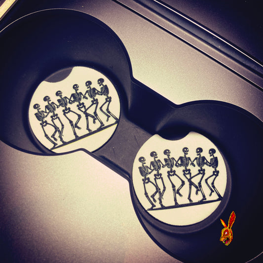 Dancing Skeletons Coaster Pack